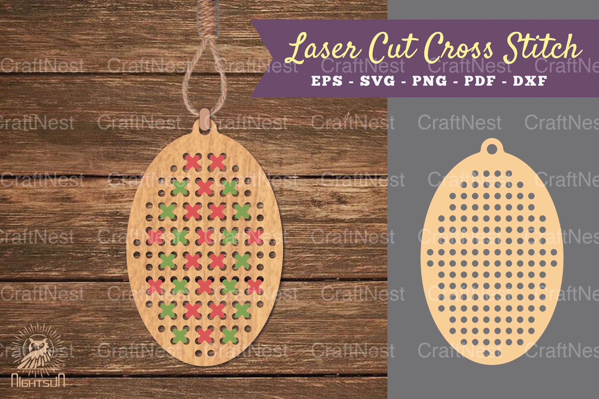 Oval Cut Cross Stitch Clipart Bundle - CraftNest - Digital Crafting and Art