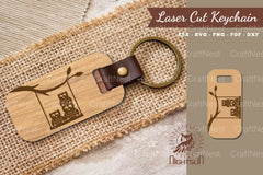 Owl Laser Cut Keychain SVG Bundle - CraftNest - Digital Crafting and Art