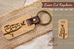 Owl Laser Cut Keychain Clipart Bundle - CraftNest - Digital Crafting and Art
