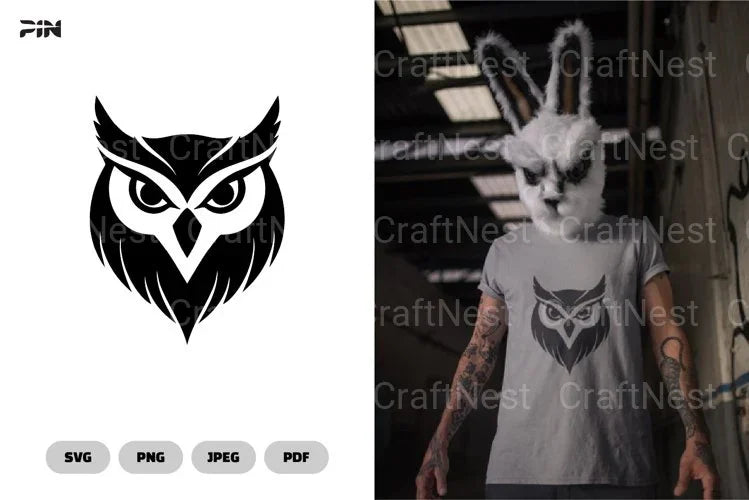 Owl Logo SVG Bundle - CraftNest - Digital Crafting and Art