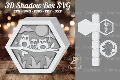 Owl 3D Shadow Box SVG Bundle - CraftNest - Digital Crafting and Art