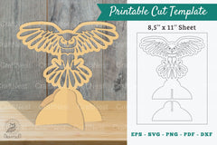 Owl Printable Cut Template Bundle - CraftNest - Digital Crafting and Art