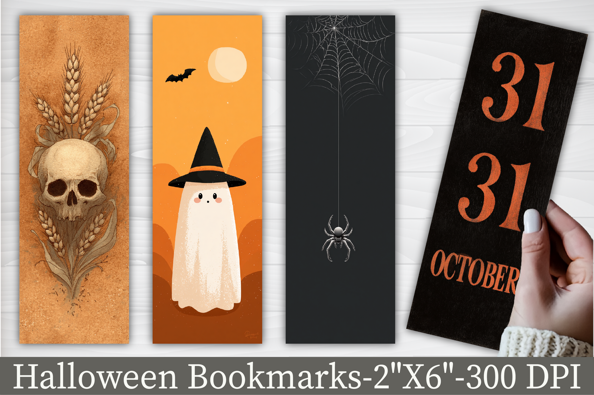 Halloween Bookmark Junk Journal 3 - CraftNest - Digital Crafting and Art