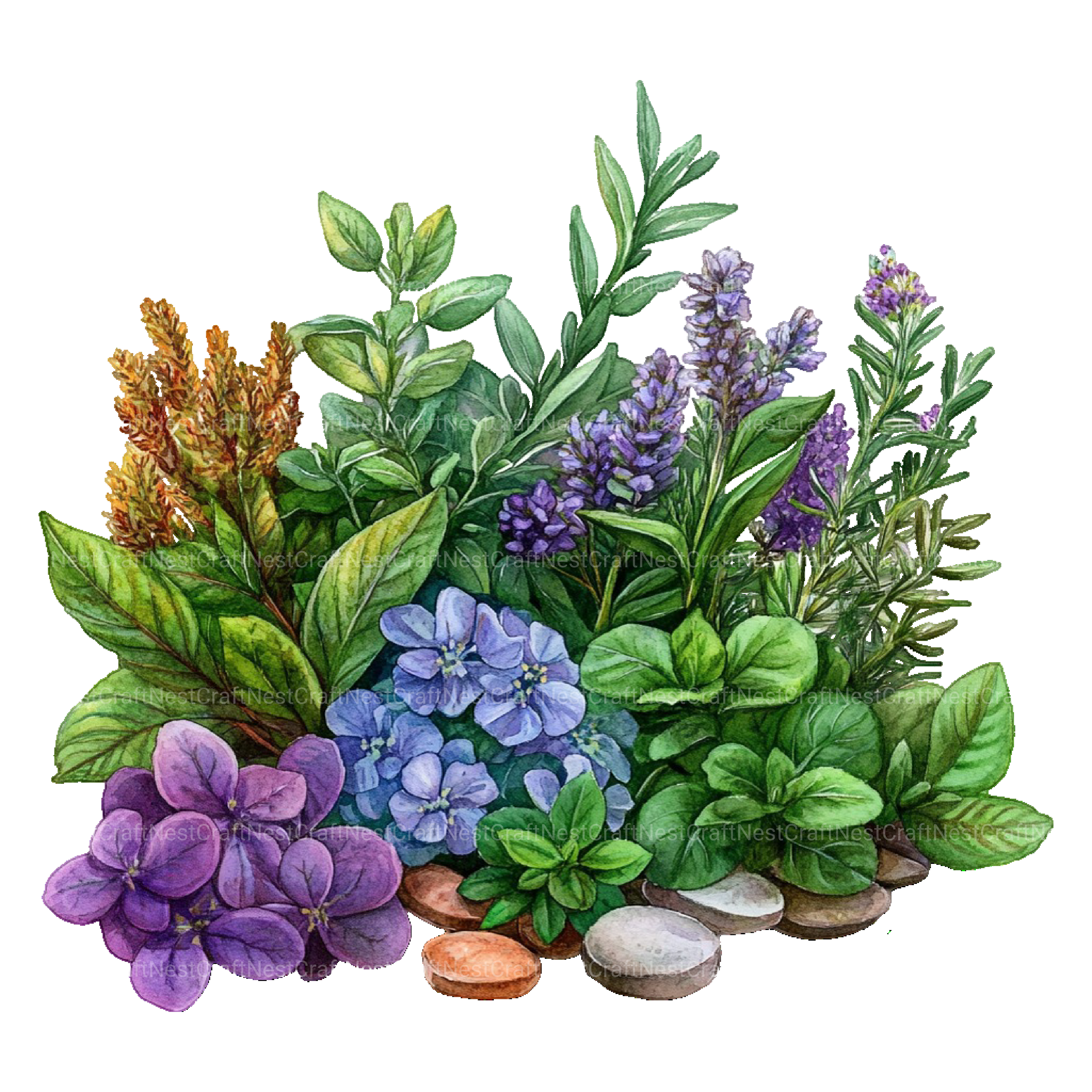 Medicinal Plants Clipart Bundle - CraftNest - Digital Crafting and Art