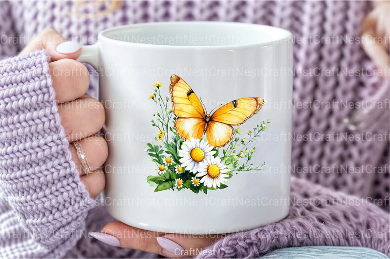 Summer Butterfly Clipart Bundle 77 - CraftNest - Digital Crafting and Art