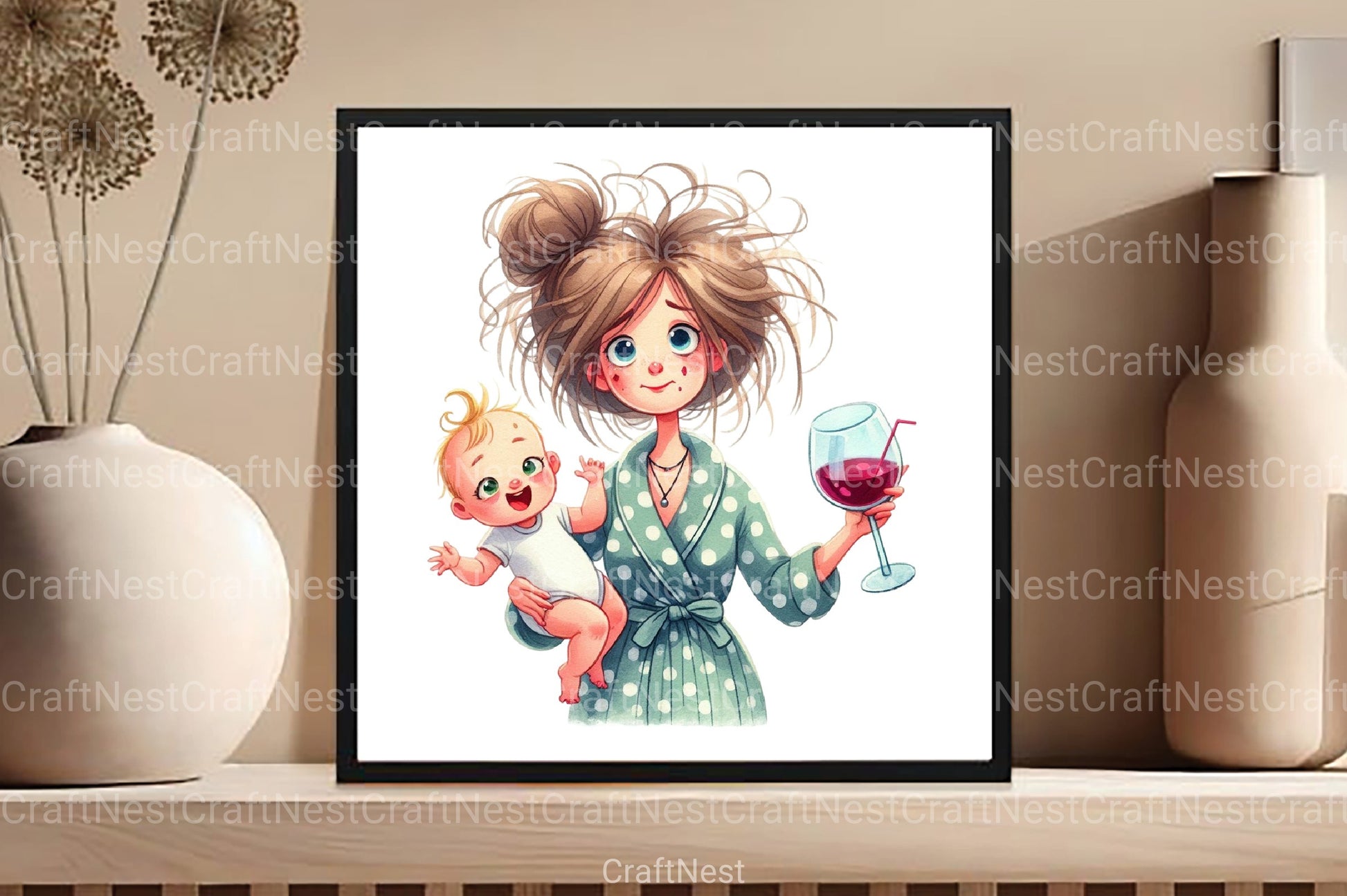 Funny Mother's Day Clipart Bundle - CraftNest - Digital Crafting and Art