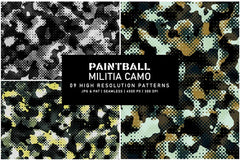 Paintball Militia Camo - CraftNest - Digital Crafting and Art