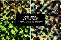 Paintball Militia Camo - CraftNest - Digital Crafting and Art