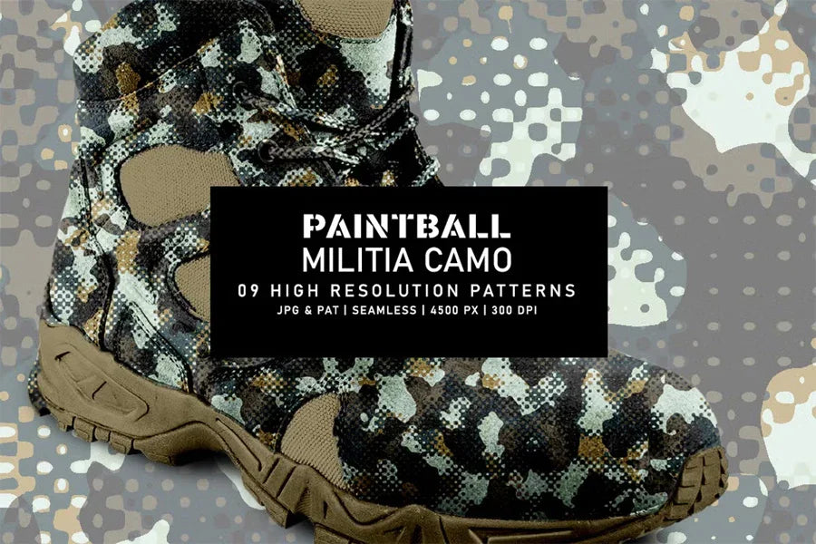 Paintball Militia Camo - CraftNest - Digital Crafting and Art