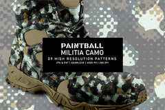 Paintball Militia Camo - CraftNest - Digital Crafting and Art
