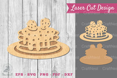 Pancake Laser Cut Decoration Clipart Bundle - CraftNest - Digital Crafting and Art