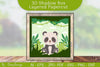 Panda Animals Shadow Box Layered Papercut SVG Bundle