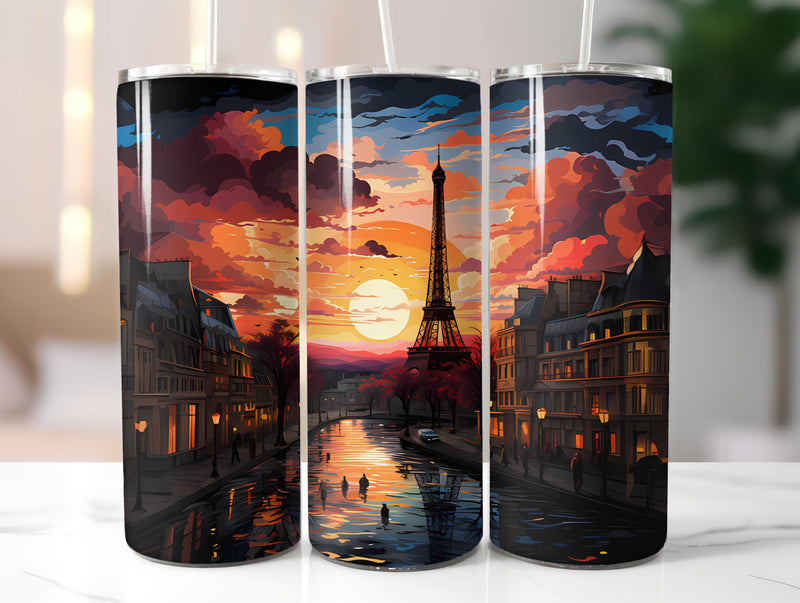 Paris France 2 Tumbler Wrap - CraftNest