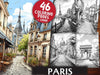 Paris Coloring Books