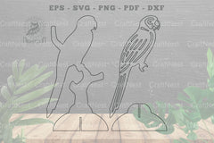 Parrot Laser Cut Home Decor Clipart Bundle - CraftNest - Digital Crafting and Art