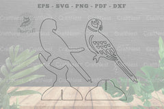 Parrot Laser Cut Home Decor Clipart Bundle - CraftNest - Digital Crafting and Art