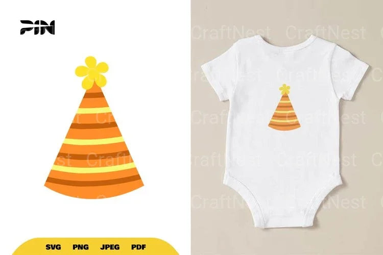 Party Hat SVG Bundle - CraftNest - Digital Crafting and Art