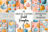Pastel Pumpkins Digital Paper