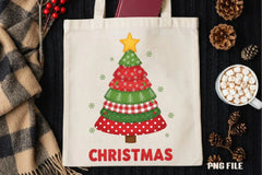 Patchwork Christmas Tree Holiday Clipart Bundle - CraftNest - Digital Crafting and Art