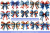 Patriotic Bows Clipart