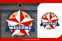 Patriotic Sign Laser Cut SVG Bundle - CraftNest - Digital Crafting and Art