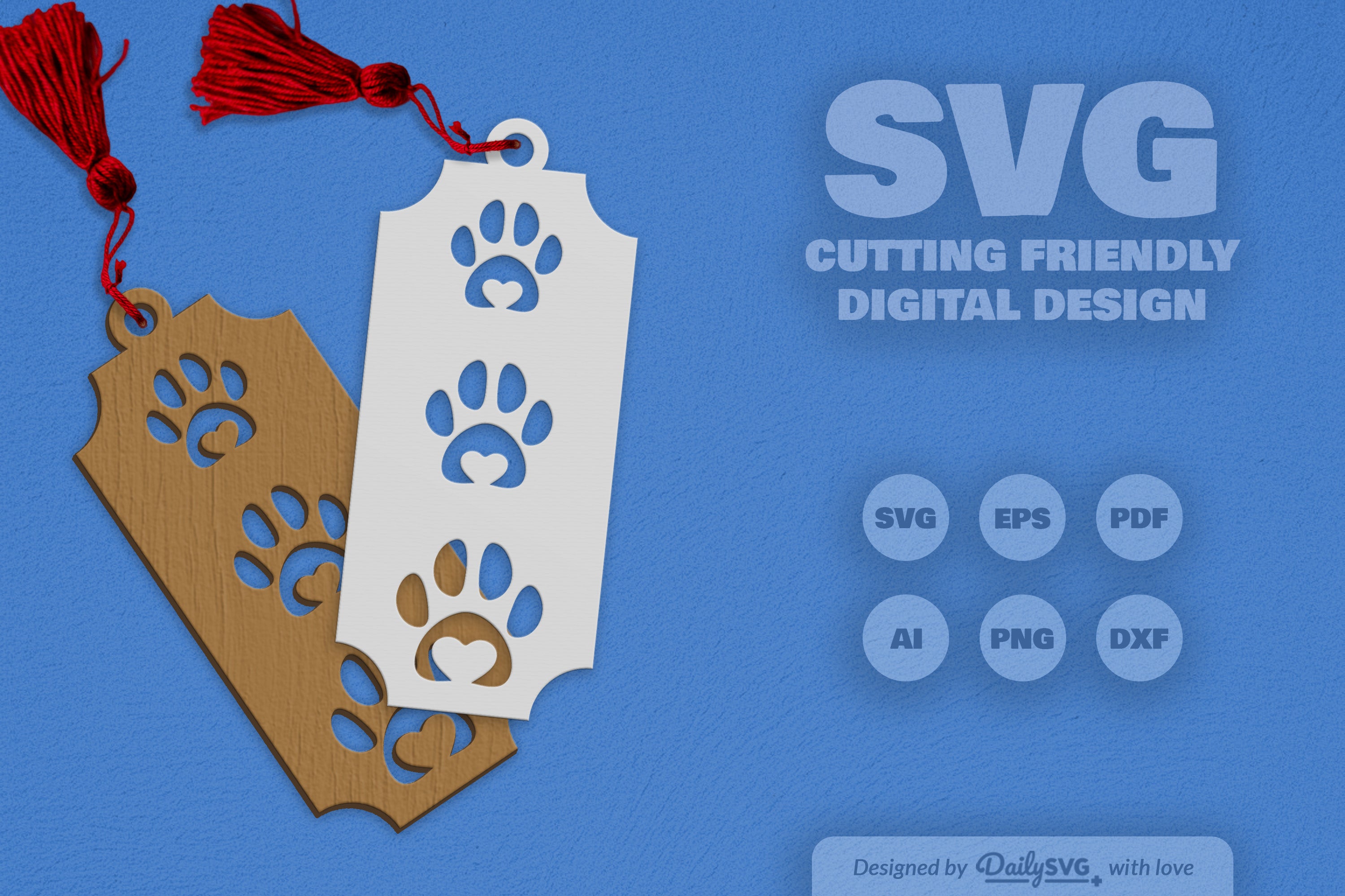 Paw SVG Bundle for Crafting 5