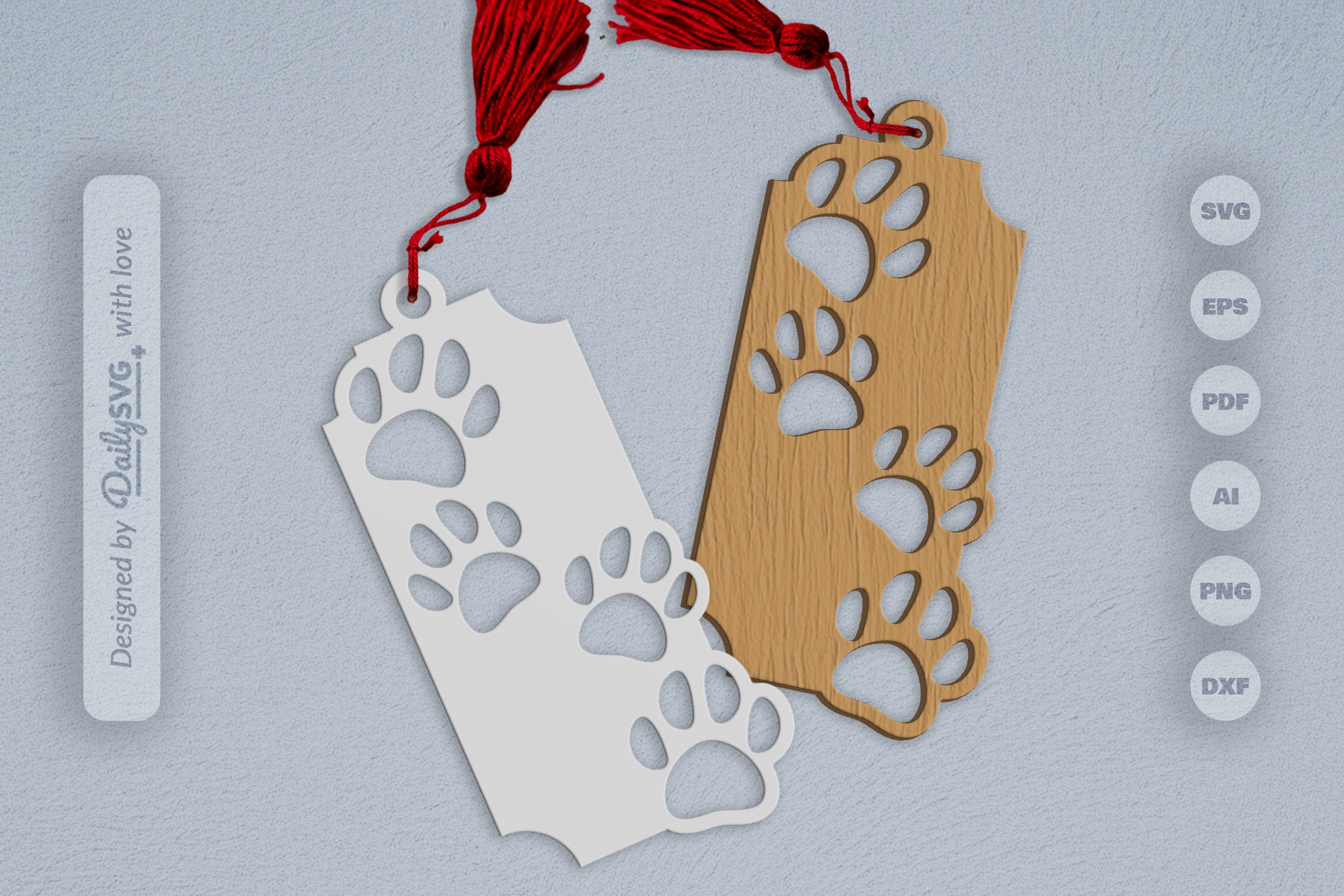 Paw Print SVG Bundle for Crafting