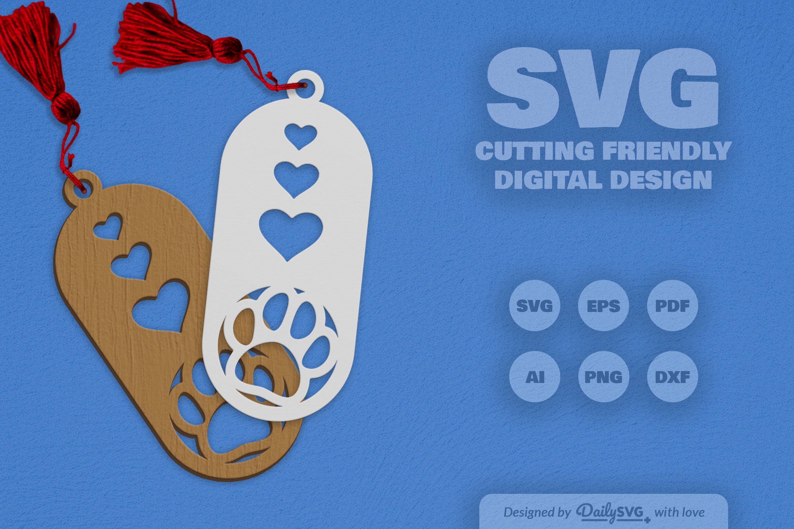 Paw SVG Bundle for Crafting