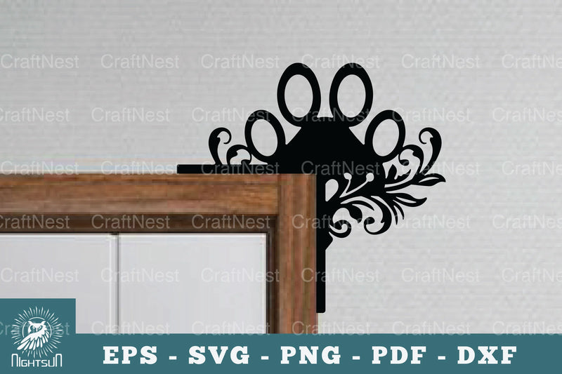 Paw Door Corner Lasercut SVG Bundle - CraftNest - Digital Crafting and Art