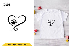 Paw Heart SVG Bundle - CraftNest - Digital Crafting and Art