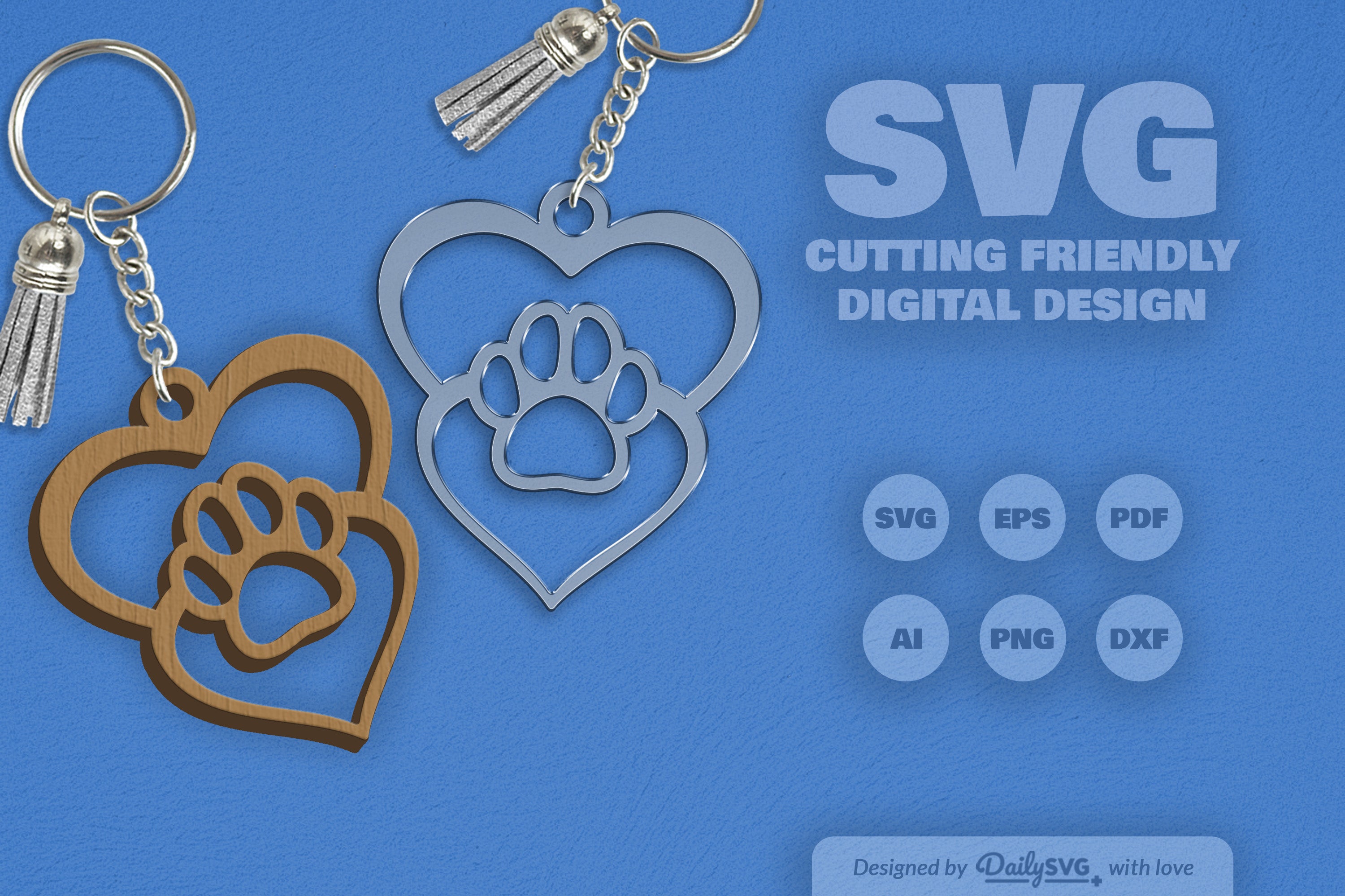 Pet Paw SVG Bundle 4
