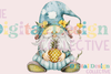Charming Pineapple Gnome Clipart Bundle