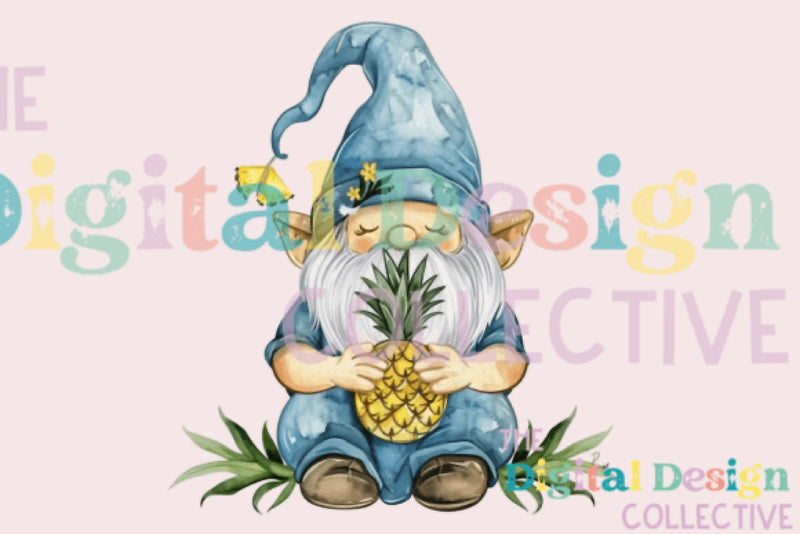 Pineapple Gnome Clipart Bundle - CraftNest - Digital Crafting and Art