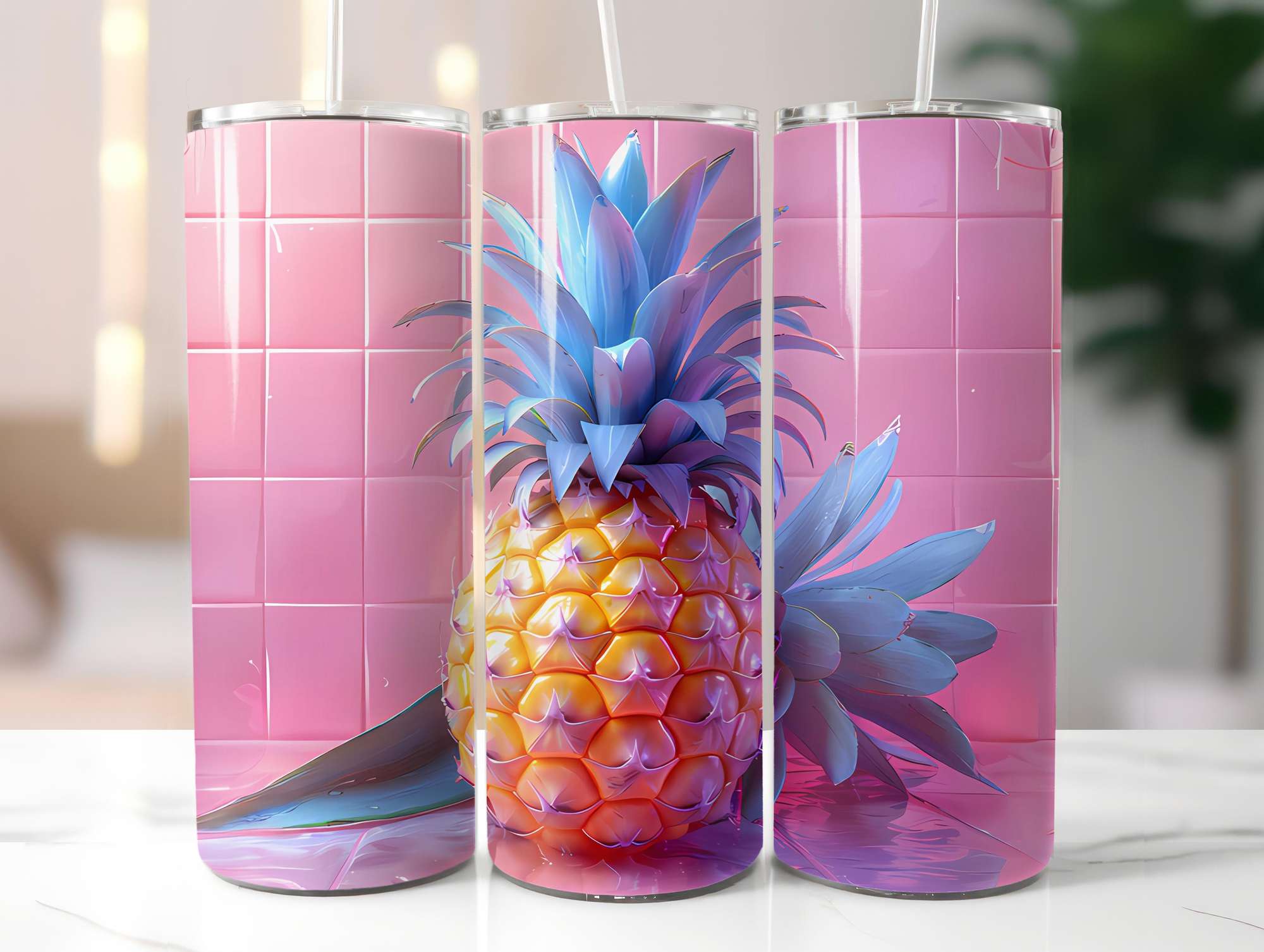 Pineapple 1 Tumbler Wrap - CraftNest - Digital Crafting and Art