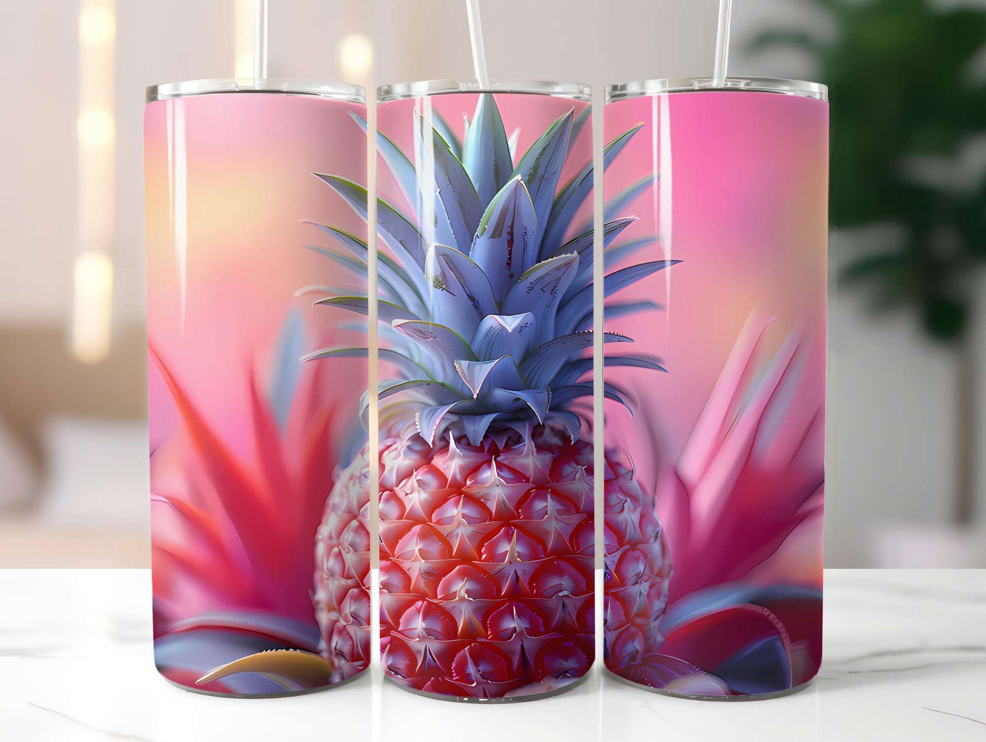 Pineapple 2 Tumbler Wrap - CraftNest - Digital Crafting and Art