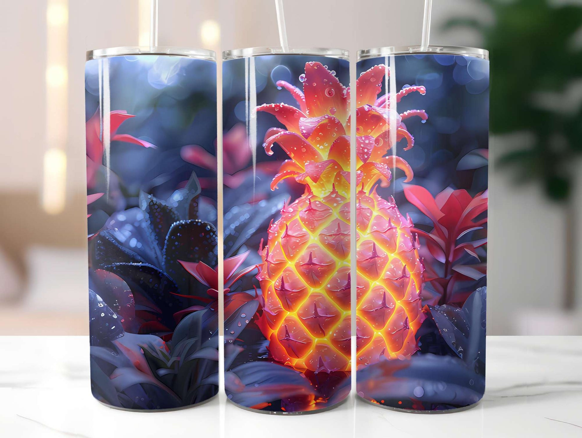 Pineapple 1 Tumbler Wrap - CraftNest - Digital Crafting and Art