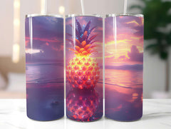 Pineapple 3 Tumbler Wrap - CraftNest - Digital Crafting and Art