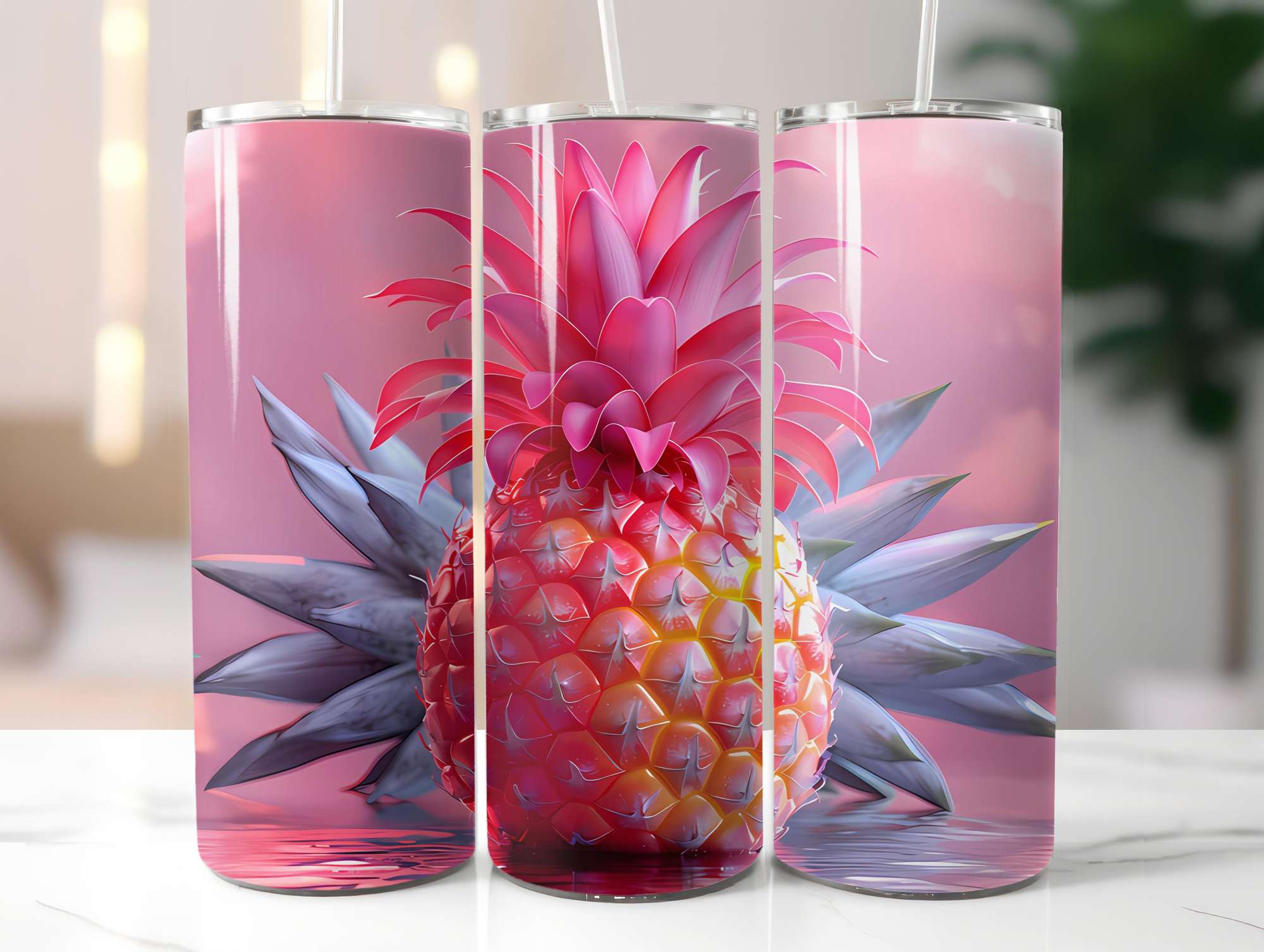 Pineapple 2 Tumbler Wrap - CraftNest - Digital Crafting and Art