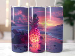 Pineapple 3 Tumbler Wrap - CraftNest - Digital Crafting and Art