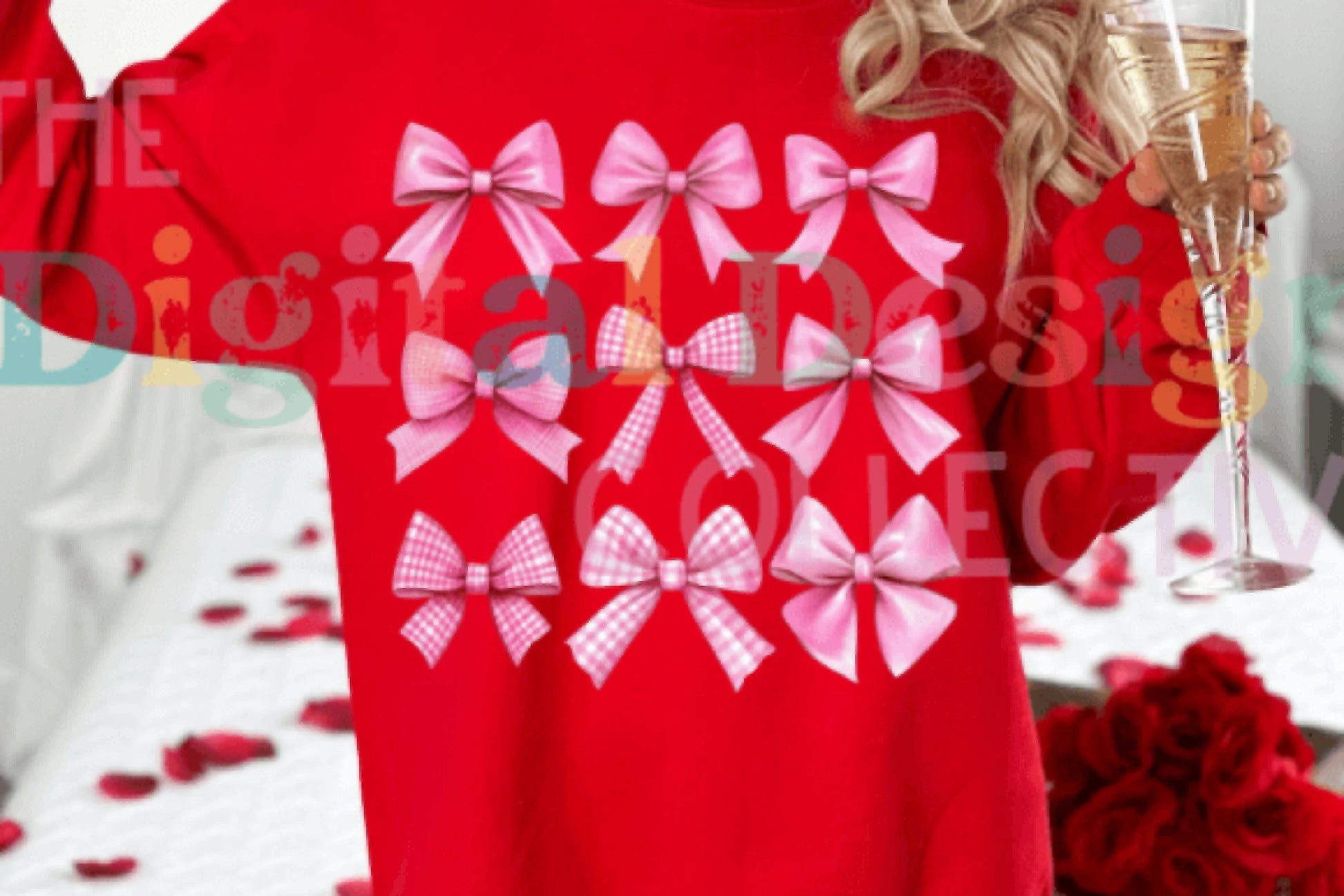Valentine's Day Coquette Bow Heart Design Clipart Bundle - CraftNest - Digital Crafting and Art