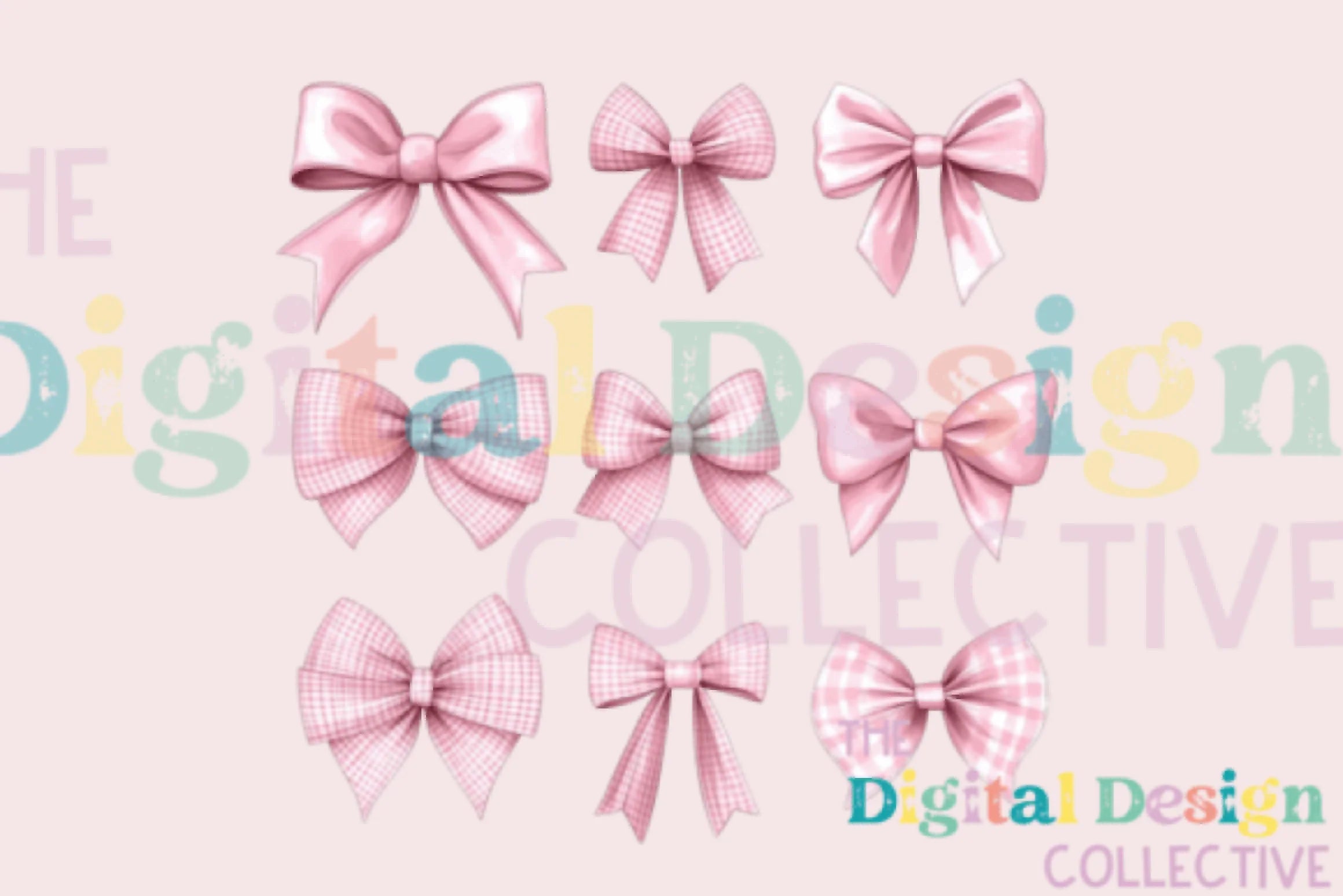 Pink Coquette Bows Ballet Clipart Bundle - CraftNest - Digital Crafting and Art