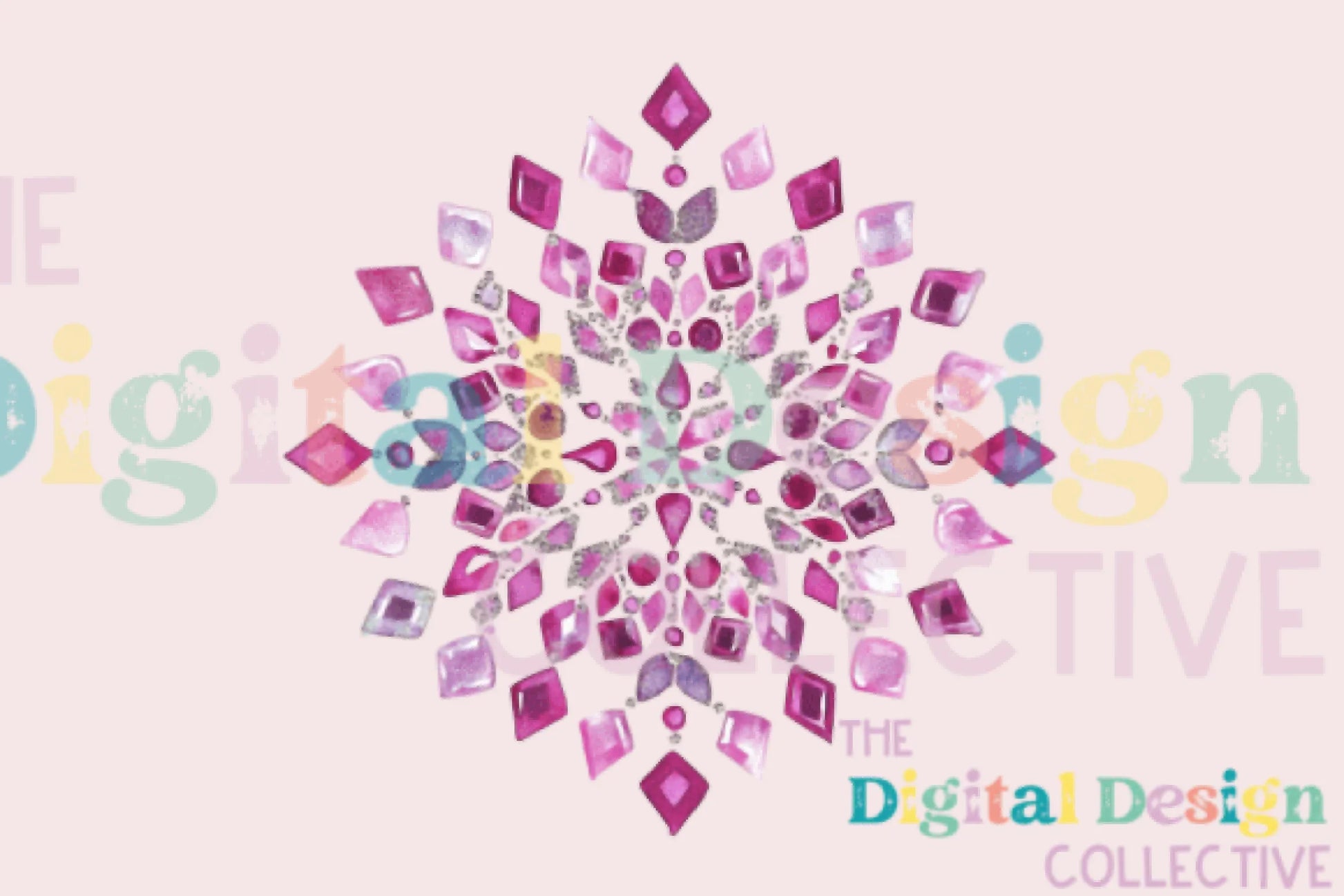 Pink Disco Snowflake Clipart Bundle - CraftNest - Digital Crafting and Art