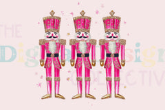 Pink Glitter Nutcracker Friends Clipart Bundle - CraftNest - Digital Crafting and Art