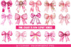 Pink Coquette Bow Clipart