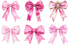 Pink Coquette Bow Clipart - CraftNest - Digital Crafting and Art