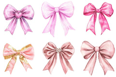 Pink Coquette Bow Clipart - CraftNest - Digital Crafting and Art