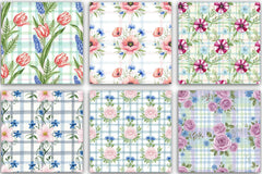 Pink Peonies Seamless Pattern Digital Paper - CraftNest - Digital Crafting and Art