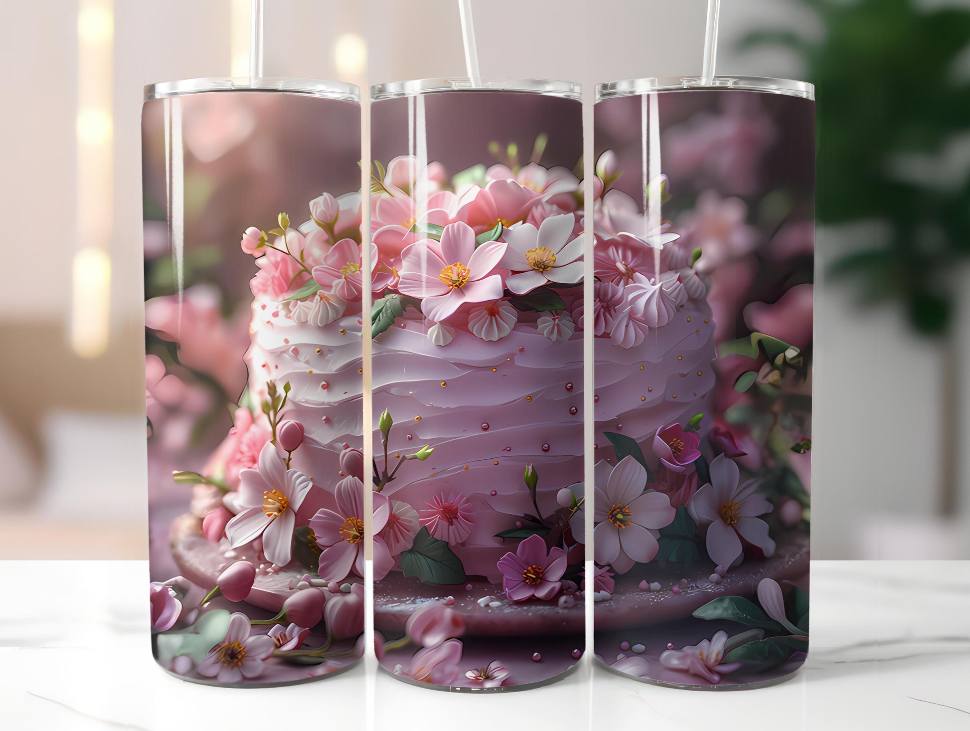 Pink Easter 5 Tumbler Wrap - CraftNest