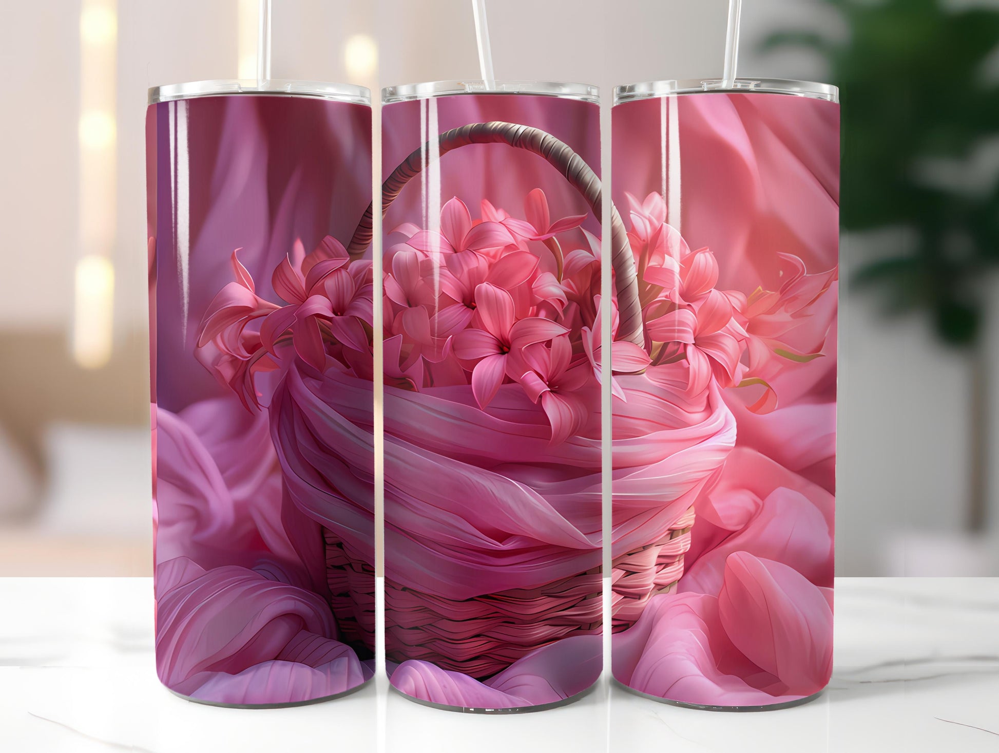 Pink Easter 3 Tumbler Wrap - CraftNest