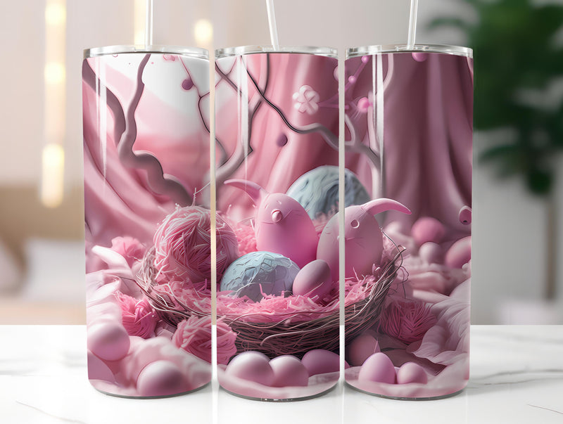 Pink Easter 1 Tumbler Wrap - CraftNest